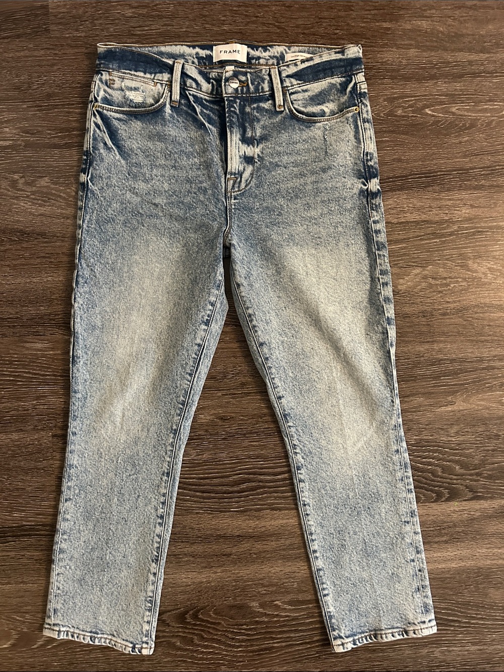 Frame Le High Straight Jeans